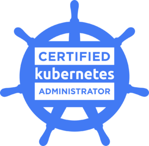 Logo de la certification "Certified Kubernetes Administrator".